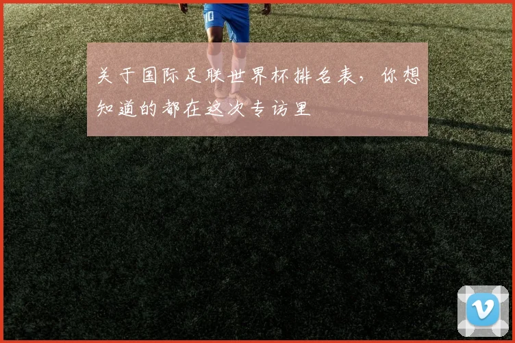 关于国际足联世界杯排名表，你想知道的都在这次专访里